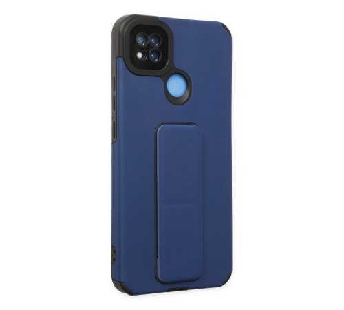 Xiaomi Redmi 9C Kılıf Mega Standlı Silikon - Mavi
