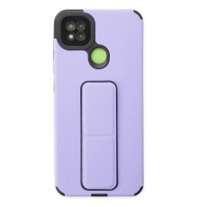 Xiaomi Redmi 9C Kılıf Mega Standlı Silikon - Lila