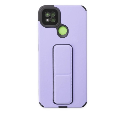Xiaomi Redmi 9C Kılıf Mega Standlı Silikon - Lila