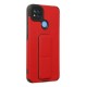 Xiaomi Redmi 9C Kılıf Mega Standlı Silikon - Kırmızı