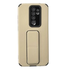 Xiaomi Redmi Note 8 Pro Kılıf Mega Standlı Silikon - Gold