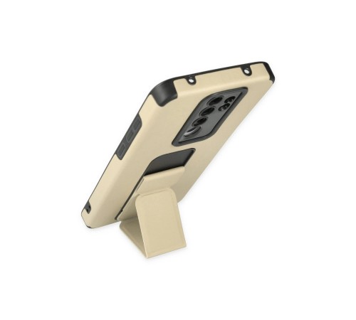 Xiaomi Redmi Note 8 Pro Kılıf Mega Standlı Silikon - Gold
