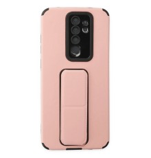 Xiaomi Redmi Note 8 Pro Kılıf Mega Standlı Silikon - Pudra