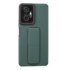 Xiaomi Redmi Note 10 Pro Kılıf Mega Standlı Silikon - Yeşil