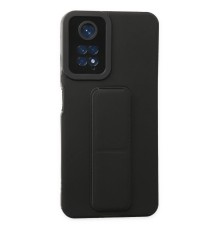 Xiaomi Redmi Note 11 Kılıf Mega Standlı Silikon - Siyah