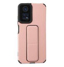 Xiaomi Redmi Note 11 Kılıf Mega Standlı Silikon - Pudra