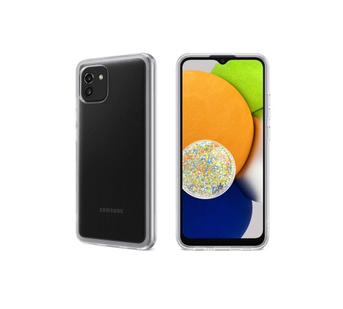 Samsung Galaxy A03 Kılıf Lüx Şeffaf Silikon Samsung Galaxy A03 Kılıf Lüx Şeffaf Silikon
