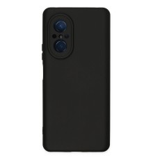 Huawei Nova 9 SE Kılıf Nano içi Kadife Silikon - Siyah