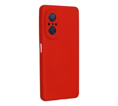 Huawei Nova 9 SE Kılıf Nano içi Kadife Silikon - Kırmızı Huawei Nova 9 SE Kılıf Nano içi Kadife Silikon - Kırmızı