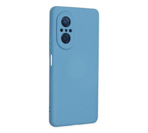 Huawei Nova 9 SE Kılıf Nano içi Kadife Silikon - Mavi Huawei Nova 9 SE Kılıf Nano içi Kadife Silikon - Mavi