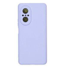 Huawei Nova 9 SE Kılıf Nano içi Kadife Silikon - Lila