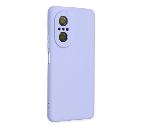 Huawei Nova 9 SE Kılıf Nano içi Kadife Silikon - Lila Huawei Nova 9 SE Kılıf Nano içi Kadife Silikon - Lila