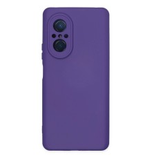 Huawei Nova 9 SE Kılıf Nano içi Kadife Silikon - Mor