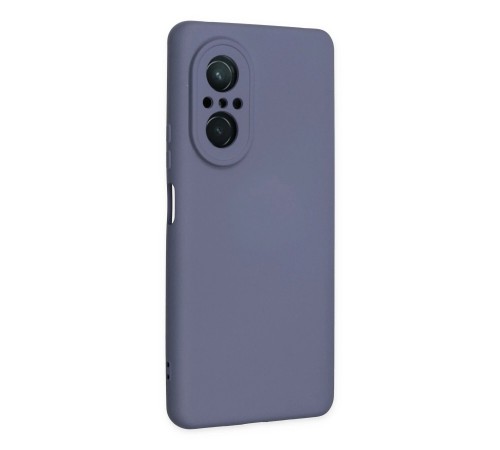 Huawei Nova 9 SE Kılıf Nano içi Kadife Silikon - Gri Huawei Nova 9 SE Kılıf Nano içi Kadife Silikon - Gri
