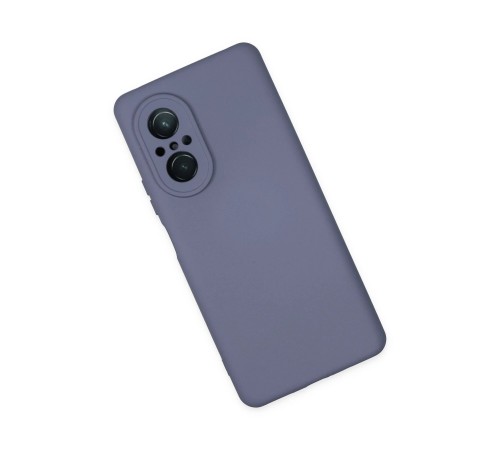 Huawei Nova 9 SE Kılıf Nano içi Kadife Silikon - Gri Huawei Nova 9 SE Kılıf Nano içi Kadife Silikon - Gri
