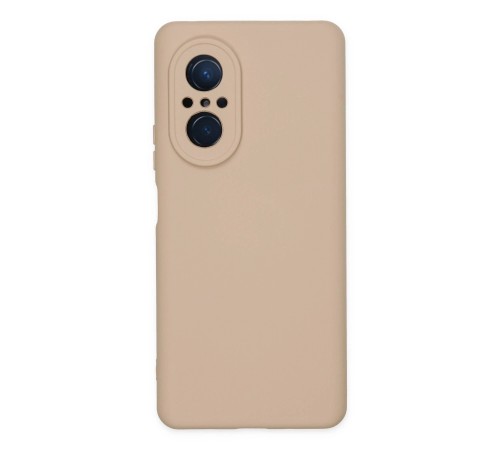 Huawei Nova 9 SE Kılıf Nano içi Kadife Silikon - Pudra Huawei Nova 9 SE Kılıf Nano içi Kadife Silikon - Pudra