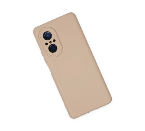 Huawei Nova 9 SE Kılıf Nano içi Kadife Silikon - Pudra Huawei Nova 9 SE Kılıf Nano içi Kadife Silikon - Pudra