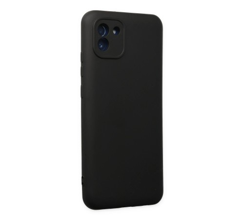 Samsung Galaxy A03 Kılıf Nano içi Kadife Silikon - Siyah Samsung Galaxy A03 Kılıf Nano içi Kadife Silikon - Siyah