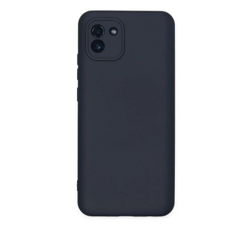 Samsung Galaxy A03 Kılıf Nano içi Kadife Silikon - Lacivert Samsung Galaxy A03 Kılıf Nano içi Kadife Silikon - Lacivert