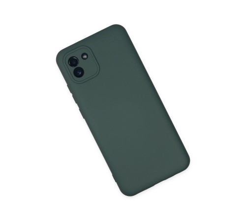 Samsung Galaxy A03 Kılıf Nano içi Kadife Silikon - Koyu Yeşil Samsung Galaxy A03 Kılıf Nano içi Kadife Silikon - Koyu Yeşil