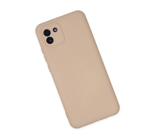 Samsung Galaxy A03 Kılıf Nano içi Kadife Silikon - Pudra Samsung Galaxy A03 Kılıf Nano içi Kadife Silikon - Pudra