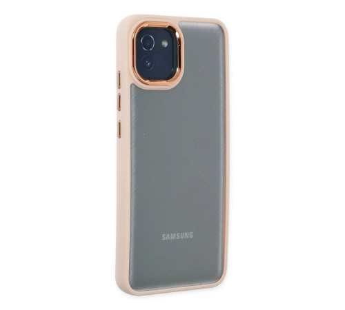 Samsung Galaxy A03 Kılıf Dora Kapak - Pudra Samsung Galaxy A03 Kılıf Dora Kapak - Pudra