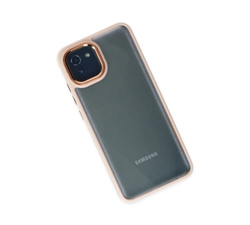 Samsung Galaxy A03 Kılıf Dora Kapak - Pudra Samsung Galaxy A03 Kılıf Dora Kapak - Pudra