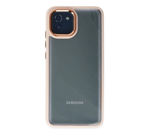 Samsung Galaxy A03 Kılıf Dora Kapak - Pudra Samsung Galaxy A03 Kılıf Dora Kapak - Pudra