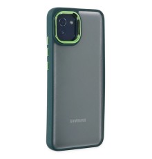 Samsung Galaxy A03 Kılıf Dora Kapak - Haki Yeşil