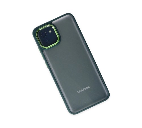 Samsung Galaxy A03 Kılıf Dora Kapak - Haki Yeşil Samsung Galaxy A03 Kılıf Dora Kapak - Haki Yeşil