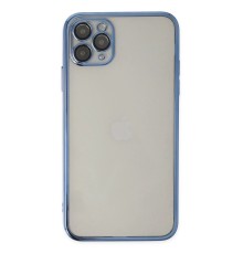 iPhone 11 Pro Kılıf Razer Lensli Silikon - Açık Mavi