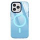 iPhone 12 Pro Max Kılıf Beta Magneticsafe Silikon - Mavi