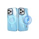 iPhone 12 Pro Max Kılıf Beta Magneticsafe Silikon - Mavi