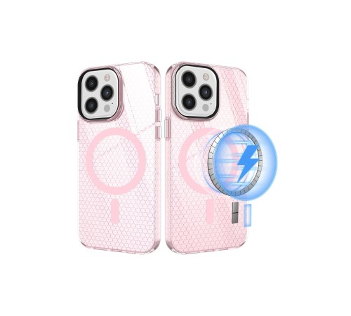 iPhone 12 Pro Max Kılıf Beta Magneticsafe Silikon - Pembe iPhone 12 Pro Max Kılıf Beta Magneticsafe Silikon - Pembe