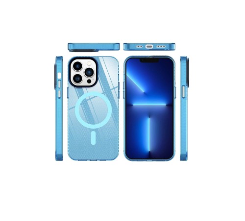 iPhone 13 Pro Max Kılıf Beta Magneticsafe Silikon - Mavi iPhone 13 Pro Max Kılıf Beta Magneticsafe Silikon - Mavi