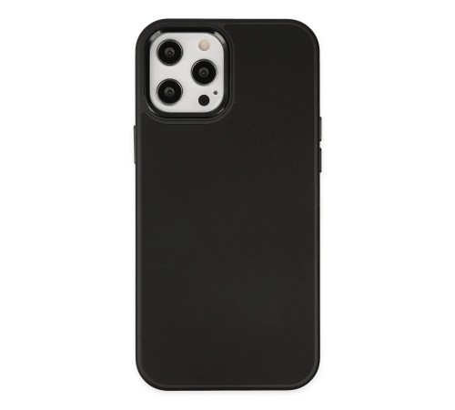 iPhone 12 Pro Max Kılıf Asya Deri Silikon - Siyah iPhone 12 Pro Max Kılıf Asya Deri Silikon - Siyah