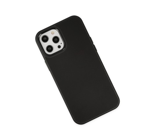 iPhone 12 Pro Max Kılıf Asya Deri Silikon - Siyah iPhone 12 Pro Max Kılıf Asya Deri Silikon - Siyah