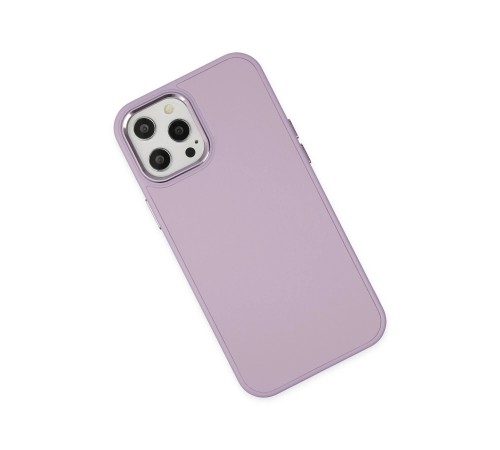 iPhone 12 Pro Max Kılıf Asya Deri Silikon - Lila iPhone 12 Pro Max Kılıf Asya Deri Silikon - Lila