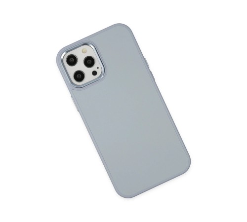 iPhone 12 Pro Max Kılıf Asya Deri Silikon - Sierra Blue iPhone 12 Pro Max Kılıf Asya Deri Silikon - Sierra Blue