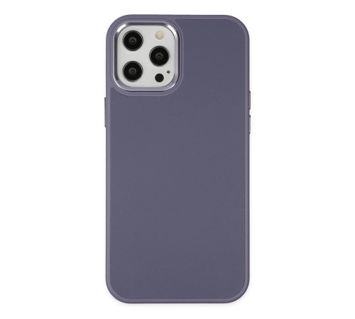 iPhone 12 Pro Max Kılıf Asya Deri Silikon - Mor iPhone 12 Pro Max Kılıf Asya Deri Silikon - Mor