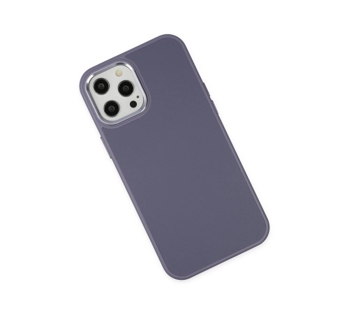 iPhone 12 Pro Max Kılıf Asya Deri Silikon - Mor iPhone 12 Pro Max Kılıf Asya Deri Silikon - Mor