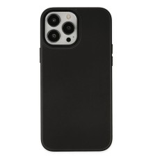 iPhone 13 Pro Kılıf Asya Deri Silikon - Siyah
