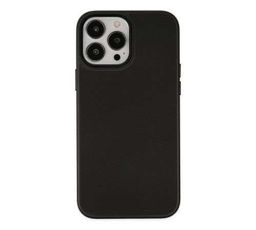 iPhone 13 Pro Kılıf Asya Deri Silikon - Siyah iPhone 13 Pro Kılıf Asya Deri Silikon - Siyah