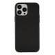 iPhone 13 Pro Kılıf Asya Deri Silikon - Siyah