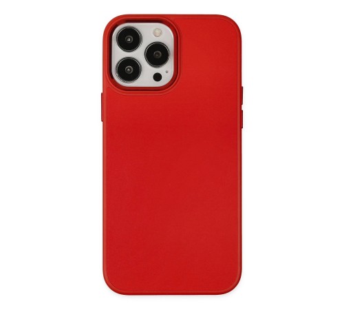 iPhone 13 Pro Kılıf Asya Deri Silikon - Kırmızı iPhone 13 Pro Kılıf Asya Deri Silikon - Kırmızı