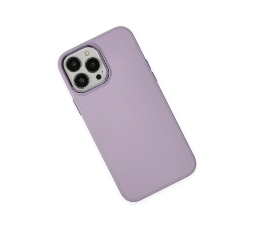 iPhone 13 Pro Kılıf Asya Deri Silikon - Lila iPhone 13 Pro Kılıf Asya Deri Silikon - Lila
