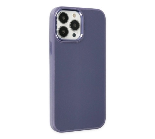 iPhone 13 Pro Kılıf Asya Deri Silikon - Mor iPhone 13 Pro Kılıf Asya Deri Silikon - Mor