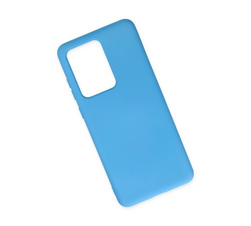 Samsung Galaxy S20 Ultra Kılıf Nano içi Kadife Silikon - Mavi Samsung Galaxy S20 Ultra Kılıf Nano içi Kadife Silikon - Mavi
