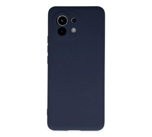 Xiaomi Mi 11 Kılıf Nano içi Kadife Silikon - Lacivert Xiaomi Mi 11 Kılıf Nano içi Kadife Silikon - Lacivert