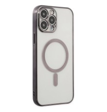 iPhone 14 Pro Kılıf Magneticsafe Lazer Silikon - Siyah